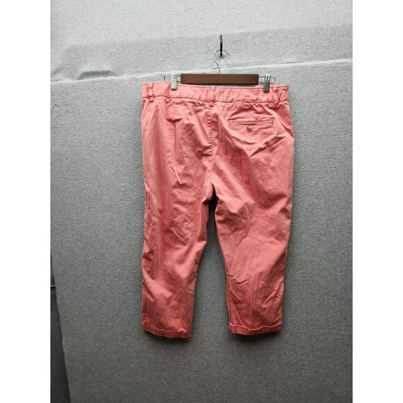 Coldwater Creek Womens Pink Capri Pants Size 14P Cotton/Spandex - Picture 3 of 4